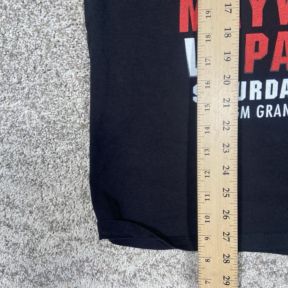 Floyd Mayweather Vs Manny Pacquiao T-Shirt Mens XL Black Mega Fight 2015 Tee - Picture 6 of 7